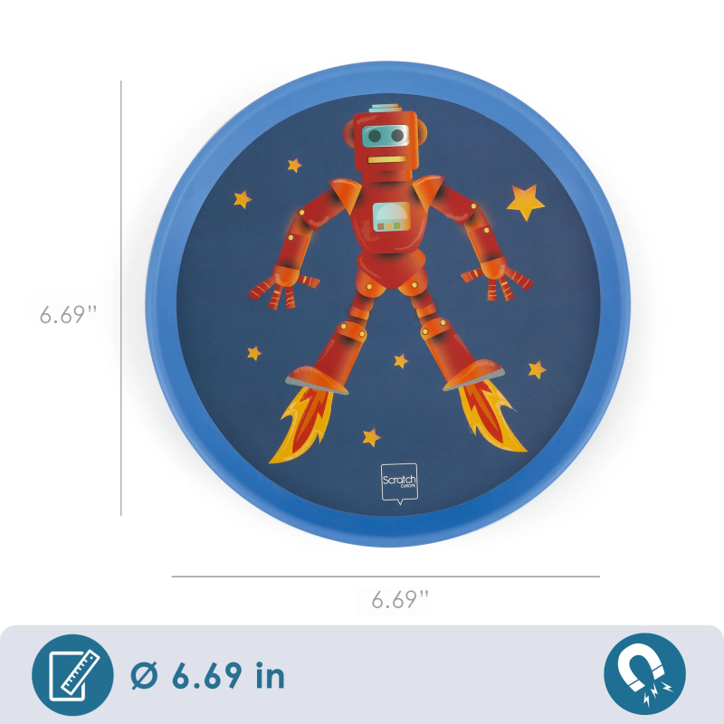 Magnetyczne Paletki z Dyskiem Roboty - Scratch Europe