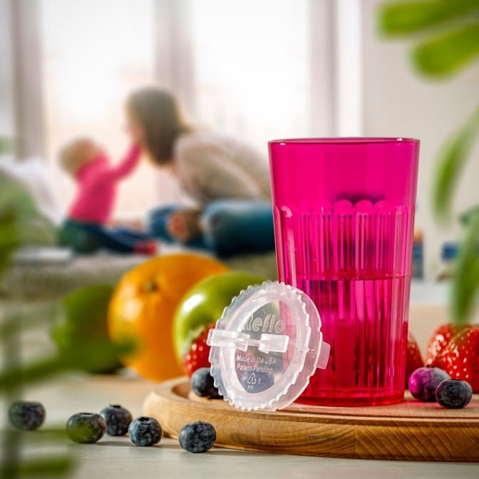 Kubek Reflo Smart Cup Nietłukący - Różowy