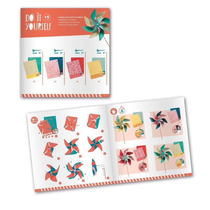 Wiatraki DIY Zrób Sam Sweet - Djeco