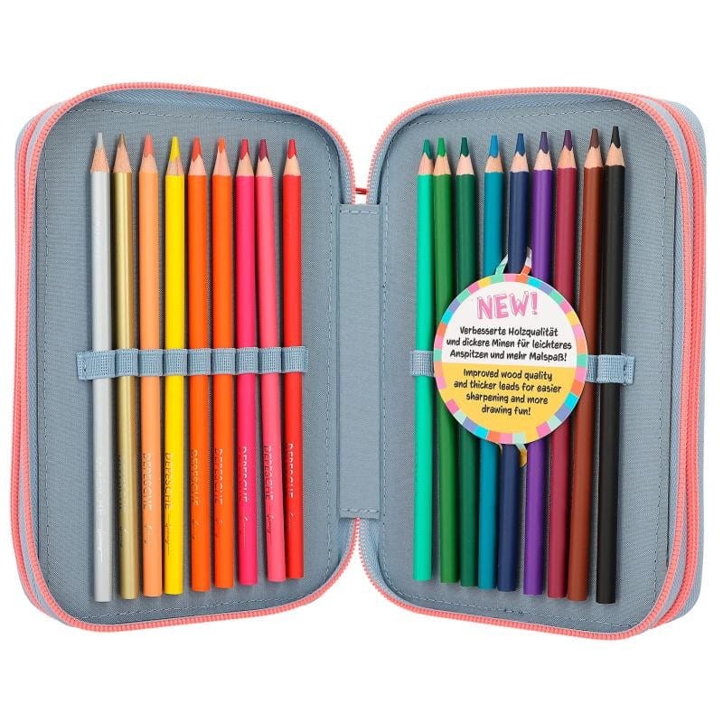 Trójdzielny Piórnik z Wyposażeniem Popcorn - TOPModel