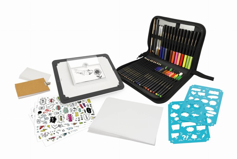 Tablet dla Dzieci do Rysowania Podświetlany 3w1 Buki