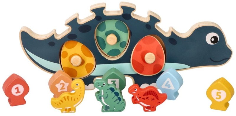 Dinozaur Układanka z Cyframi - Adam Toys