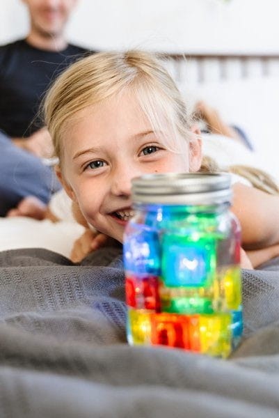 Glo Pals Kostki LED świecące w Wodzie na Kolorowo 4 sztuki