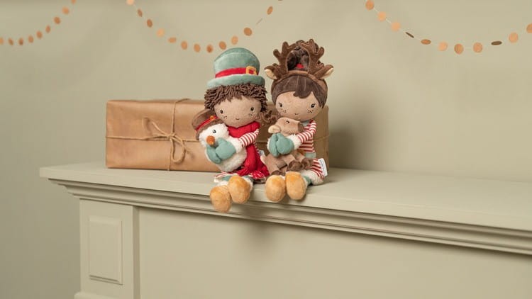 Świąteczna Lalka Evi z Reniferem - Little Dutch