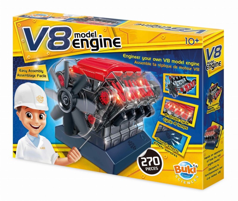Silnik V8 Engine Model do Zbudowania - Buki France