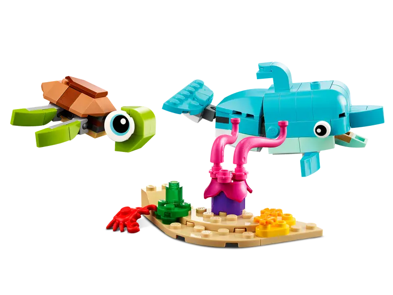 LEGO Creator 3w1 Delfin i żółw  31128