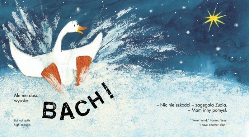 Gąska Zuzia i pierwsza gwiazdka - Horacek Petr polsko-angielska bajka wigilijna