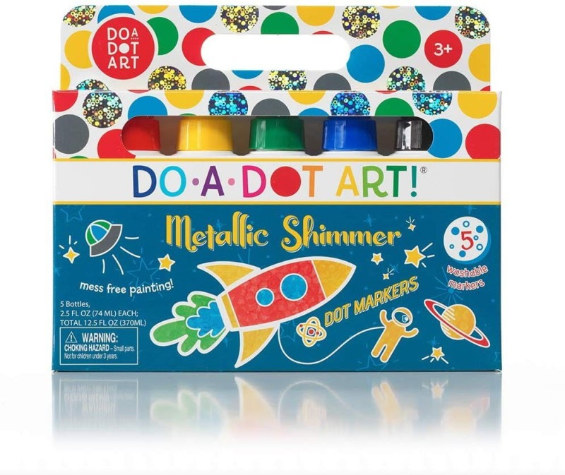 Farby Kropkowe Flamastry 5 szt. Metaliczne - Do-A-Dot Art