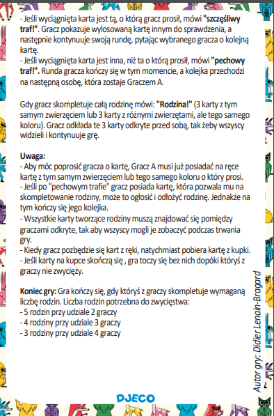 Djeco Gra w Karty Mix Family