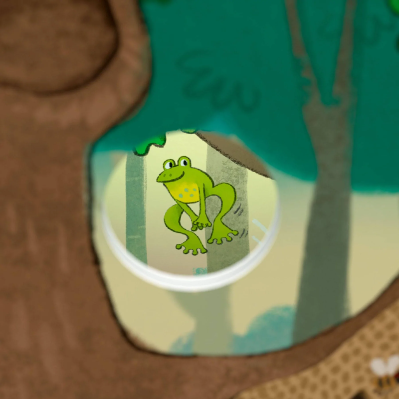 Przyjaciele z Lasu Trójwymiarowa Gra - Haba