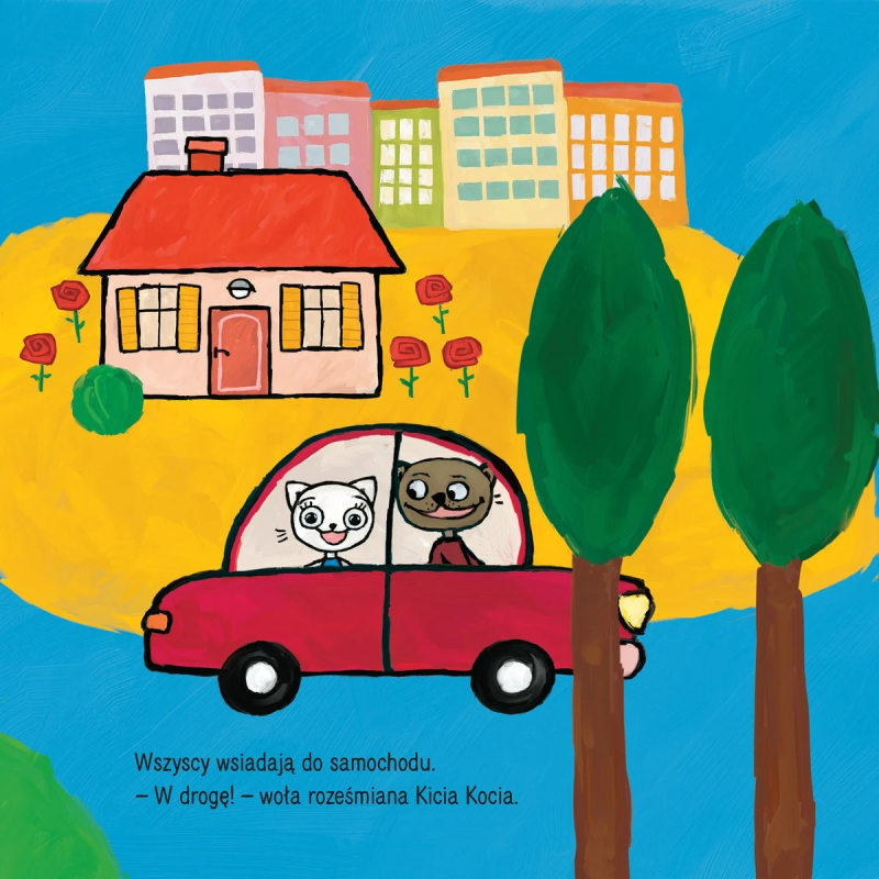 Kicia Kocia na plenerze - Książeczka dla dzieci