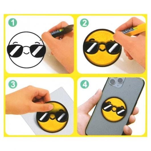 Pisaki 3D do Różnych Powierzchni, z Szablonami - Robetoy