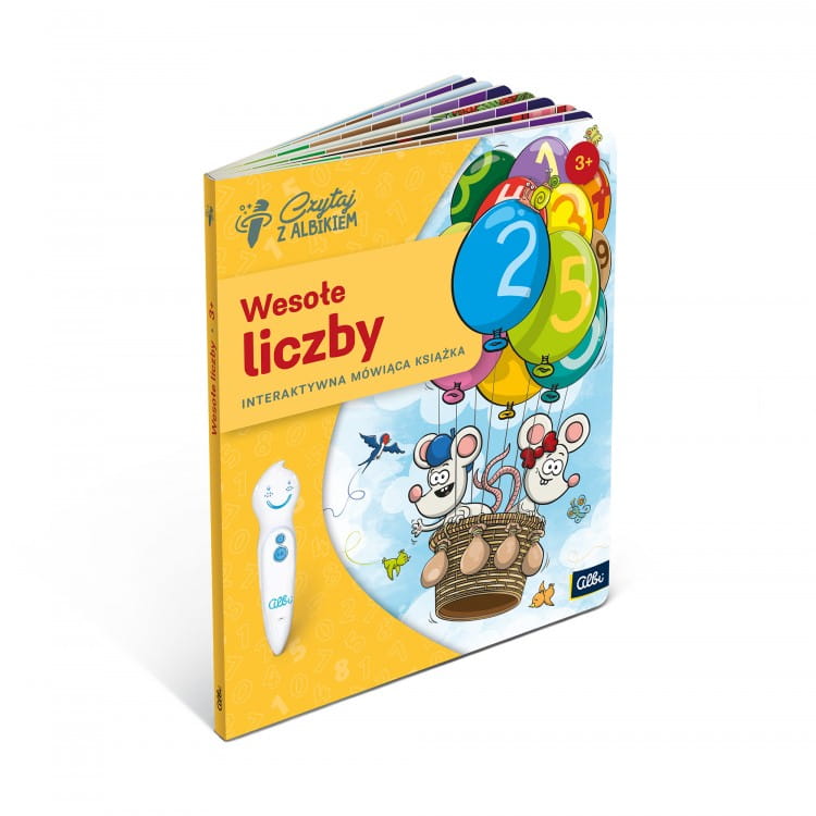 Wesołe liczby Interaktywna Mówiąca Książka - Czytaj z Albikiem