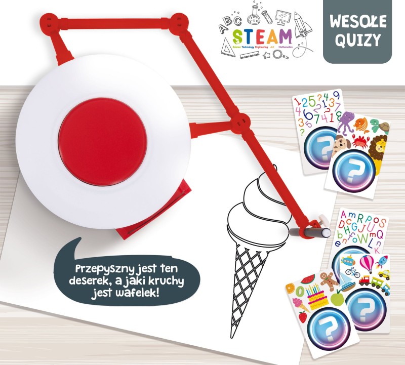 Step robot edukacyjny, mówi pisze rysuje