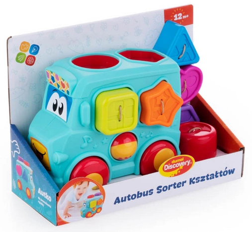 Autobus sorter z klockami Dumel Discovery