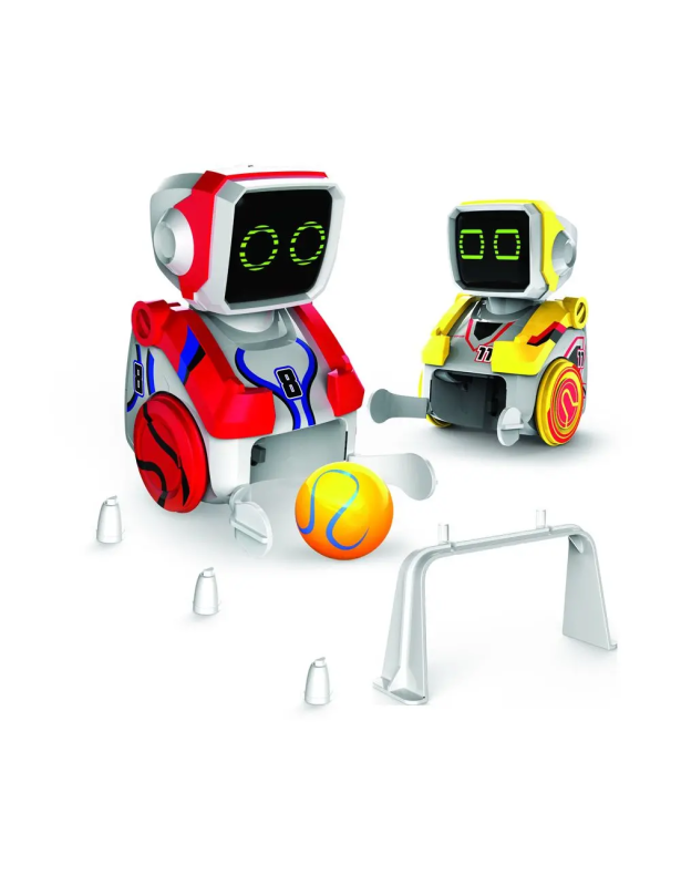 Roboty grające w piłkę i kręgle 3w1 Kickabot Silverlit Dumel