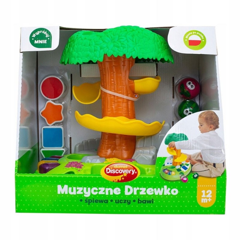 Muzyczne Drzewko dźwięki i światełka Dumel Discovery