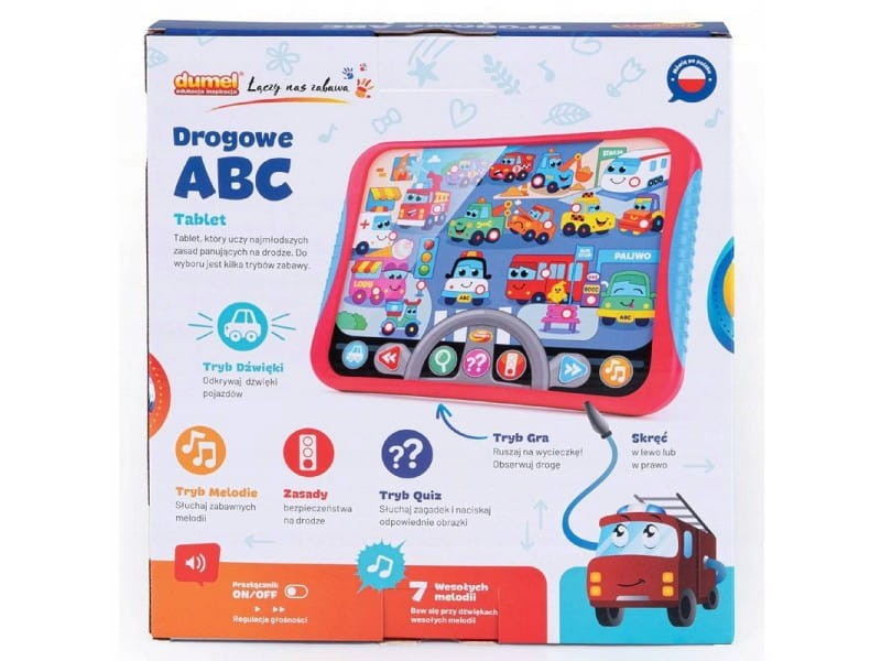 Edukacyjny Tablet dla dzieci Drogowe ABC Dumel Discovery