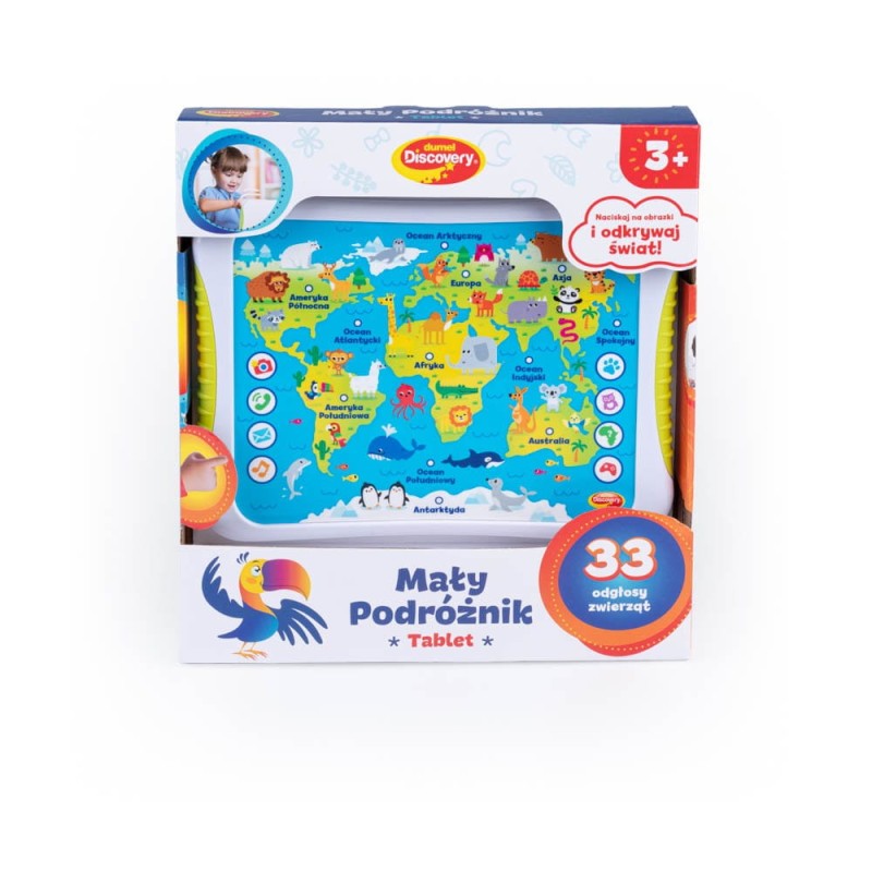Edukacyjny Tablet dla dzieci Mały Podróżnik Dumel Discovery