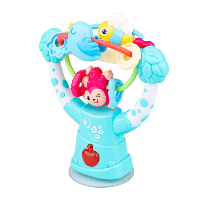 Zwierzątka na przyssawce Karuzela światło dźwięk - Dumel