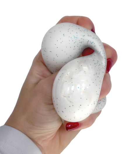 Piłeczka antystresowa Kulka Śniegu SNOW BALL CRUNCH Schylling