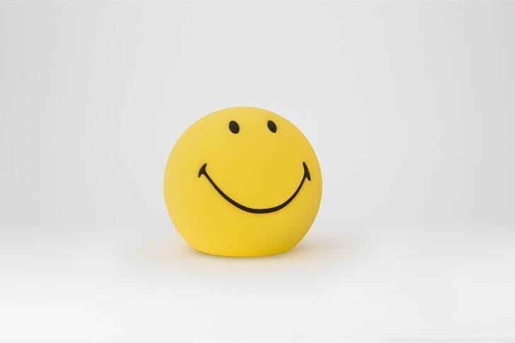 MrMaria Lampka Nocna Uśmiech Smiley 12 cm