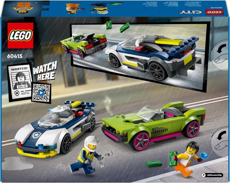 Lego CITY Pościg radiowozu za muscle carem 60415