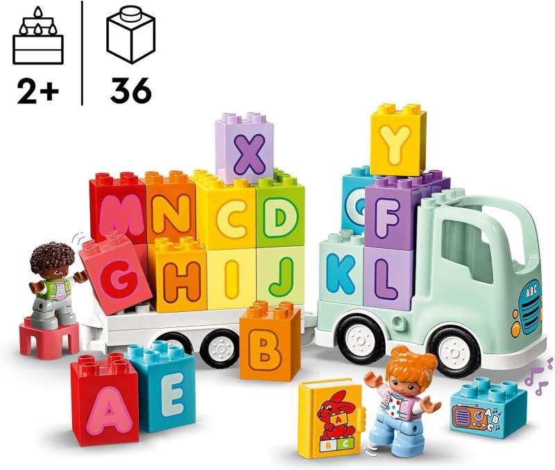 Ciężarówka z alfabetem Lego Duplo 10421
