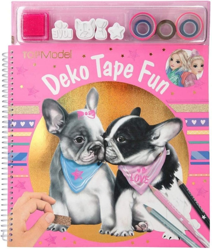Zestaw Kreatywny Stempelki Taśmy Deko Tape Fun - Top Model