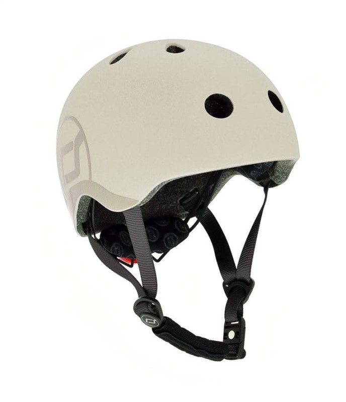 Kask rowerowy dla dzieci z Lampką LED na Hulajnogę i Rower S-M od 3 lat Ash Scoot & Ride