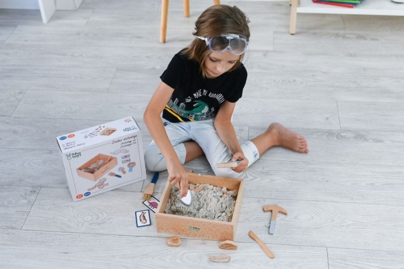 Zestaw archeologa z Piaskiem kinetycznym Adam Toys