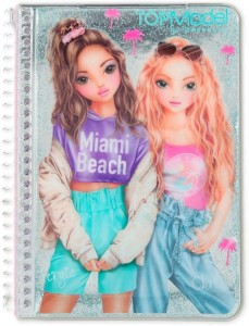 Notes Brokatowy z Naklejkami Szkicownik Fergie & Christy - Top Model