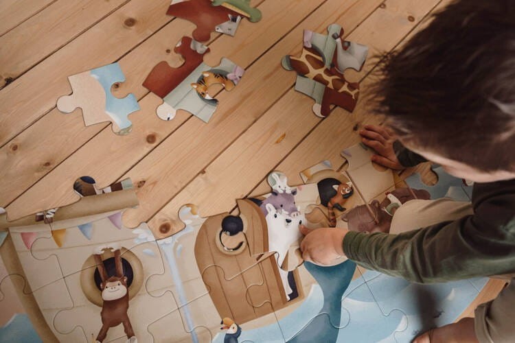 Arka Noego puzzle XXL Little Dutch