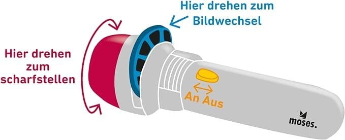 Projektor Latarka młode zwierzęta - moses