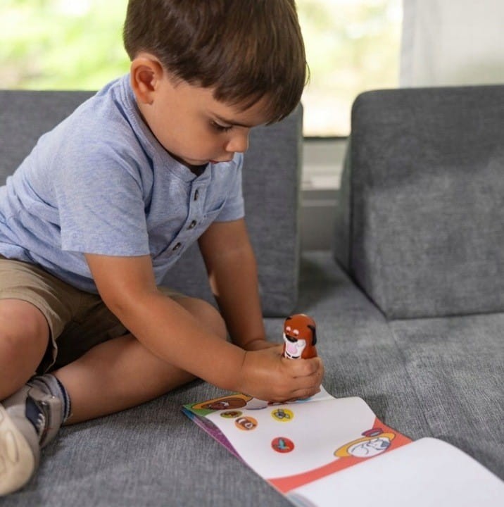 Stempelki z naklejkami Pieski Sticker WOW Melissa & Doug