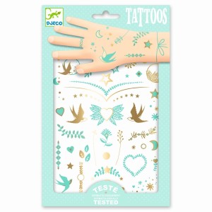 Tatuaże Dziecięce Metaliczne Lily - Djeco