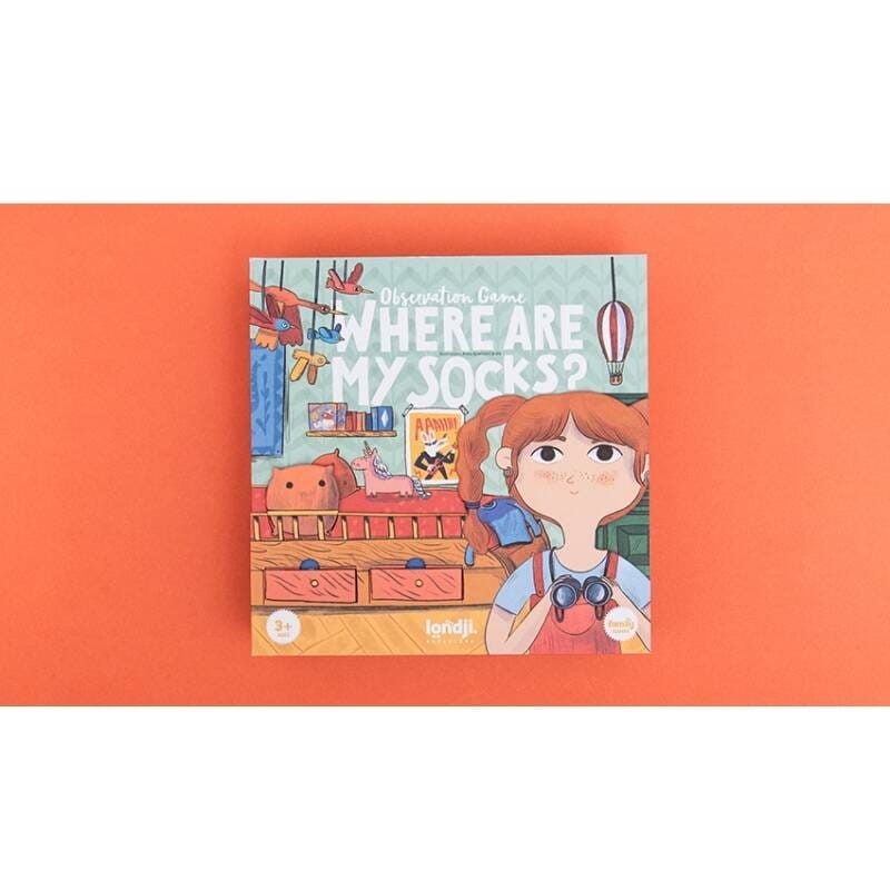 Gra obserwacyjna Where are my socks? skarpetki Londji