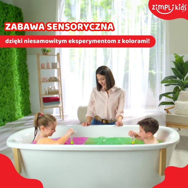 Kule do kąpieli 4 szt. z pędzlem Baff Bombz Zimpli Kids