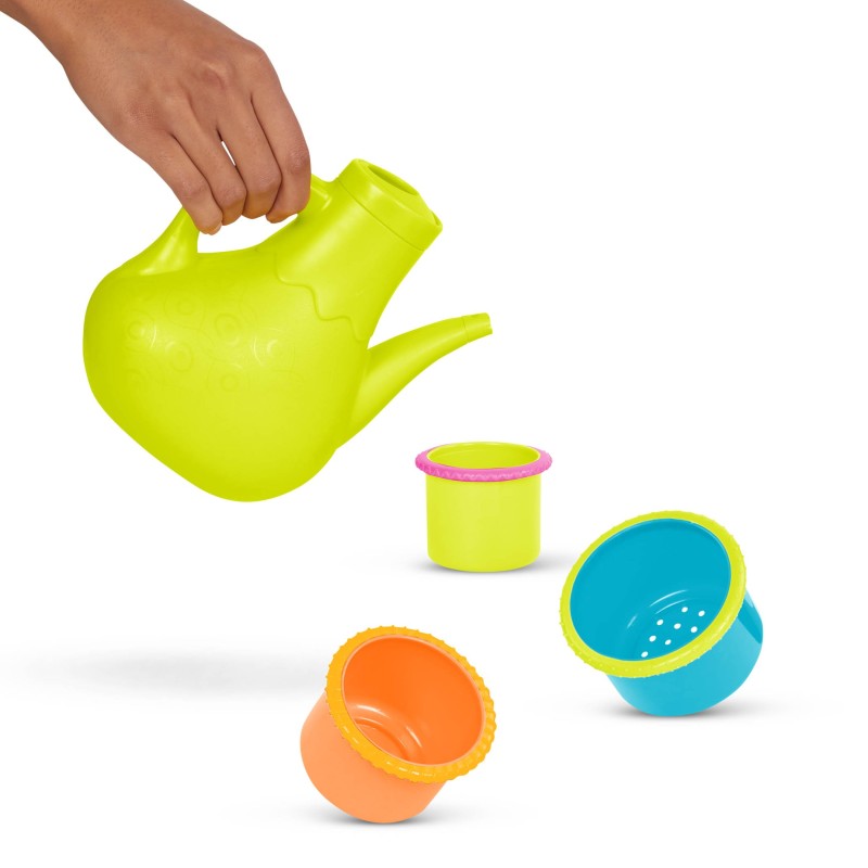 Taczka dla dzieci z konewką i zabawkami do piasku b.toys