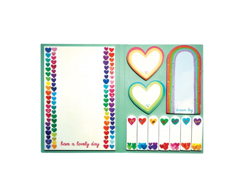 Karteczki samoprzylepne Serca notesik Note Pad Ooly