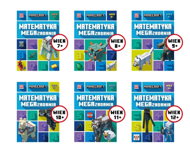 Minecraft. Matematyka. Megazadania. Wiek 8+
