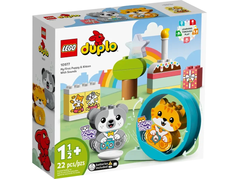 Mój pierwszy szczeniak i kotek z odgłosami 10977 Lego Duplo