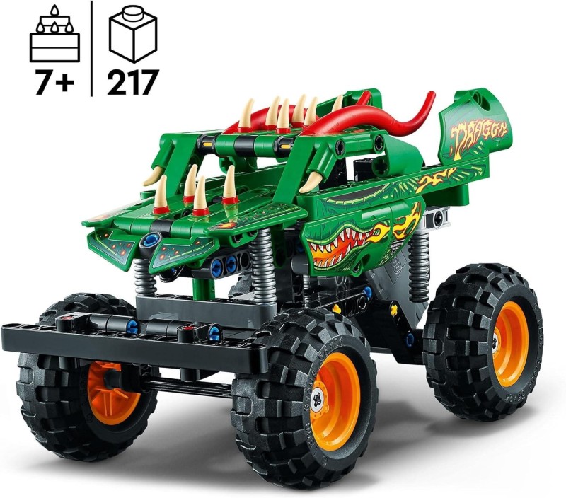 Lego Technic Monster Jam Dragon pull-back 42149