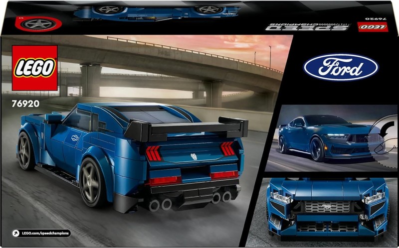 Sportowy Ford Mustang Dark Horse Lego Speed Champions 76920