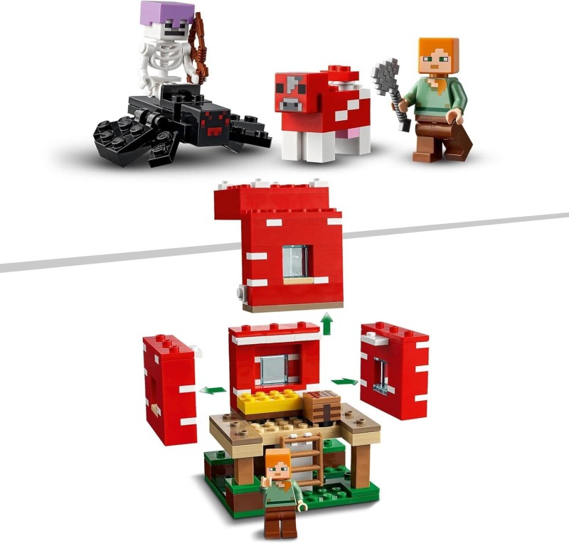 Lego Minecraft Dom w grzybie 21179