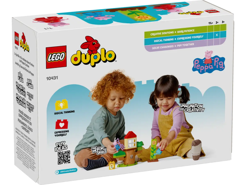 Lego Duplo Świnka Peppa Ogród i domek na drzewie 10431