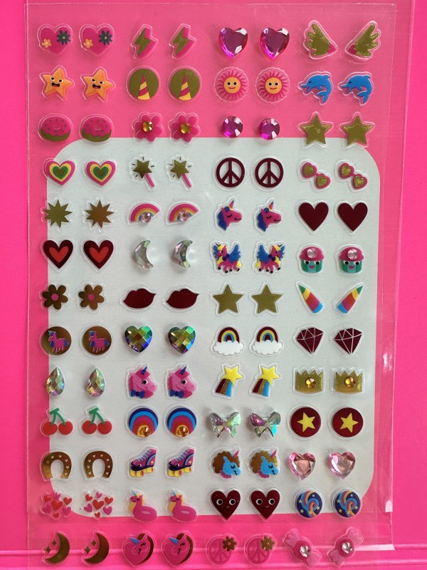 Kolczyki samoprzylepne dla dzieci LILY omy