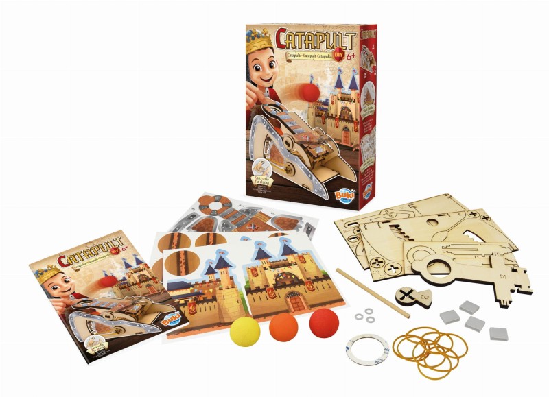 Katapulta średniowieczna zestaw elementów DiY Buki