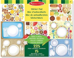 Naklejki Posiłek 225 szt. - Melissa & Doug
