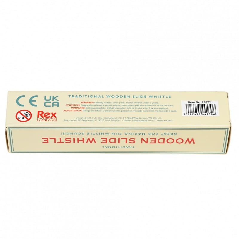 Gwizdek z tłokiem Flet Tłokowy z nutami Rex London